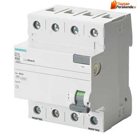 Siemens - 5SV4644-0 4X40A 300mA Kaçak Akım Rölesi